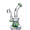 Glass Beaker Bongs Fab Egg Percolator Hookahs Bubbler Recycler Water Pipe Thick Oil Dab Rigs with 14mm Banger Smoking Accessories