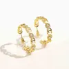 bijoux de créateur bracelet collier bague tournesol boucles d'oreilles cuivre incrusté de zircon or véritable galvanoplastie 925 boucles d'oreilles fleur