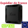 Skicka från Frankrike X96Q TV Box Android 10 4K 2.4G WiFi Allwinner H313 Quad Core Smart TVBox Media Player 16GB X96 SMART-TV Set-TopBox
