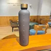 water bottle 1L Water Bottle with Time Mark Inspiration Reusable Fitness Outdoor Travel Leak proof Non matte Plastic P230530
