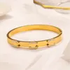 Luksusowa moda list projektant 18K pozłacane męskie bransoletki damskie bransoletki marka list biżuteria akcesoria wysokiej jakości prezent na rocznicę