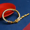 Charm Bracelets Tibetan Style Hand Rubbing Cotton Bracelet DIY Hand-Woven God Of Wealth Ga Wu Box Men's And Women's Rope Ornament