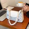 Bolsas de noite desfiadas com lantejoulas bordadas tendência bolsa tiracolo feminina crescente sob o braço ombro moda bolsa de mão armazenamento para todos os jogos