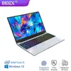 Monitoren Beex Intel Core I3 15,6 inch 1920x1080 Laptop Windows 10 12/8GB RAM 256/512GB SSD Business Office Online Class Notebook