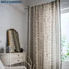 Curtain Melunmhom Bohemian Style Cotton And Linen Fabric Black Tassel Curtains Finished For Living Room Bedroom Window Kitchen Decor Sp1