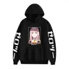 Bluzy męskie 2023 Śmieszne anime kawaii długie rękaw HARAJUKU MANGA MANGA CARDOON Casual Hip Hop para kobiet pullover męskie bluzy bluzy