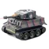 Lindo Mini Tiger RC modelo de tanque imitar escala remota Control de Radio tanque controlado por Radio juguetes electrónicos tanque para niños