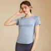T-Shirt da donna Summer Back Mesh Stitching Camicie sportive traspiranti per donna Fitness Jersey Gym Top manica corta T-shirt da allenamento femminile J2305