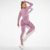 Tute da donna Set di abbigliamento da donna Tuta sportiva Abbigliamento sportivo Abbigliamento sportivo Set da fitness Abbigliamento sportivo Palestra Abbigliamento da allenamento senza cuciture Donna 2 pezzi J230525