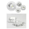 Glödlampor 3W Mini LED Downlight Dimble Star Light 6x3W/Set Warm White Buried Stairway Infälld skåpslampa