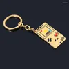 Keychains Game Machine Controller Handle Keychain Creative Joystick Model Key Chain for Men smyckespresent