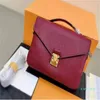 Bolsa de ombro de estilistas de alta qualidade de 2023 top de 2023 Bola oxidante de couro Pochette elegante Messenger Bag Luxury Crossbody Shopping Bolsa