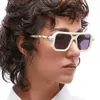 Designer-Kuboraum-Top-Sonnenbrille, gleiche deutsche Straßenfoto-Doppelstrahl-Pilotplatte, Brillengestell, P8-Persönlichkeits-Myopie-Brille mit Logo-Box