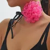 Choker 2023 Fashion Lace Chokers ketting voor dames nekbandkraag bloemen Rose zomer winterclub feest sexy sieraden