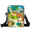 Handväskor dinosaurie Print Messenger Bag pojkar flickor Satchels barn handväska axelväska plesiosaur / t-rex barn crossbody väskor bokväska 230530