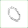 designer sieraden armband ketting ring Accessoires sterling link to love serie spiegel eenvoudige paar ring voor mannen vrouwen