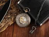 Taschenuhren Vintage römische Zahl Handaufzugsuhr kreative Schnitzerei Blume mechanische Ketten Anhänger Mann Frauen Geschenke 2023