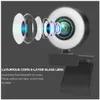ウェブカメラフルHD 4Kウェブカメラ2KウェブカメラオートフォーカスPCラップトップ用マイク付き1080pオンラインスタディカンファレンスYouTube用Webカム