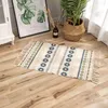 Mattor vardagsrumsdekoration mattor bomullslinne hand knuten sovrum bohemisk matta säng trädgårdsmatta kök mattor för golv