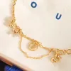 Lyxarmband designer för kvinnor trendigt mode berlock guldarmband mångsidiga och eleganta smycken jubileum Alla hjärtans dag gåva grossist