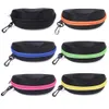 Lunettes de soleil étuis sacs 1PC Portable mousqueton lunettes étui rigide fermeture éclair lunettes protecteur support de la boîte lunettes accessoires