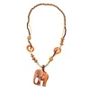 Pendentif Colliers En Bois Antique Mode Artisanat Animal Perlé Rétro Style Accessoires Goutte Pour Unisexe Filles Hommes Femmes