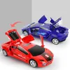 Electric RC Car Electric dancing deformation rotating universal car toy boy child kid girl Christmas birthday gift 230529