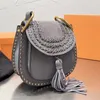 Designer torebka torebka crossbody klasyczny Hudson Tassels torebki na ramię marki Kobiet Messenger siodle ręczny torba mody Flap Portfel