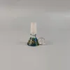 Glass USA Colorful Wig Wag Smoking 14MM 18MM Male Joint Herb Tobacco Filter Bowl Oil Rigs Portable Replaceable Bubbler Waterpipe Bong DownStem Cigarette Holder DHL