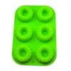 Formy do pieczenia 6 otworów mini kouglof silikonowe ciasto formy dynia Kugelhopf patelnia galaretka