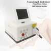 Portable diode laser hair removal spa machine skin rejuvenation 755 808 1064 nm depilator machines