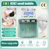 Gorący 6 w 1 Peelble Portable Micarodermabrazion Skin Rejuvenation H2O2 Mały bąbelek odermabrazion Urządzenie do czyszczenia Fabryka Sprzedaż bezpośrednia