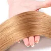 Brazilian Virgin Human Hair Extensions Silky Straight Body Wave 1B/27# 1B/30# Ombre Color 10-30inch 3 Bundles Double Wefts Two Tones Color