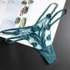 Slips Höschen 1–2 Stück transparenter Tanga-Bikini für Damen, aushöhlen, floral, sexy Unterwäsche, doppelter dünner Bund, String, nahtloser Slip J230530