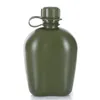 1L military outdoor bottle with camouflage bag portable camping mountain hiking backpack survival water cup P230530