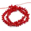 Beads Red Irregular Gravel Coral Strand For Jewelry Making DIY Women Necklace Bracelet Earrings Accessories Size 3x7-4x8mm