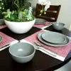 Gibson Home Rockaway 12 Pieces Dinnerware in Matte Blue Set