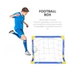 Jouets de sport OCDAY Pliant Mini Football Soccer Goal Post Net Set avec Pompe Enfants Sport Intérieur Extérieur Jeux Jouets Enfant Cadeau D'anniversaire En Plastique 230529