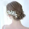 Other Rhinestone Bridal Hair Comb Pearl Tiaras for Women Elegant Crystal Hair Clip Girl Party Hair Jewelry Wedding Hair