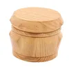 Smoking Pipes New 4-layer drum shaped wood smoke grinder