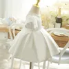 Mädchenkleider Babykleidung für Mädchen Perlen Kleinkind Kinder Hochzeit Prinzessin Kleid Elegantes Geburtstagskleid Tüll Brautjungfer Abendparty