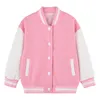 Familjsmatchande kläder Personlig unisex baseball stil barn varsity jacka anpassad brevman namn nummer college fotboll jacka för pojke eller flicka 230530