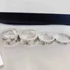 Designer Schmuck Armband Halskette Ring Sterling 925 Totenkopf Ring Elf Herren Damen Wind Paar Ring