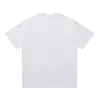 Designer Tide Men's T Shirts Top Chest Letter Paula's Ibiza tryck kort ärm High Street Löst överdimensionerad avslappnad par T -skjorta 100% Pure Cotton Tops för män kvinnor