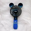 Cartoon Luminous Small Fan Portable USB Charging Handheld Mini Student Summer Outdoor Portable Fan Travel Outdoor Gift