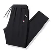 Ny M-8XL Spring/Summer Drstring Trousers Cotton Sports Men's Loose Straight Casual Plus Size Protective Pants P230529