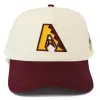 Casquette de baseball 100 % coton sergé 5 panneaux de couleur 2 tons avec logo personnalisé A Frame Caps