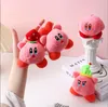 INS Kawaii Strawberry Kirby Plush Keychain Jewelry Schoolbag Backpack Ornament Kids Toy Gifts About 11.5cm 7 Design