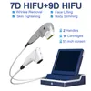 Andere schoonheidsapparatuur 7D HIFU Machine Huidverstrakking Lichaamsvorming 9D Ultrasound 2 IN 1 Face Lifting met 9 cartridges voor gebruik in de thuissalon