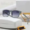 Luxury designer glasses sunglasses man versatile oversized occhiali da sole polarized chic plastic frame gold plated trendy mirror leg sport sunglasses simple